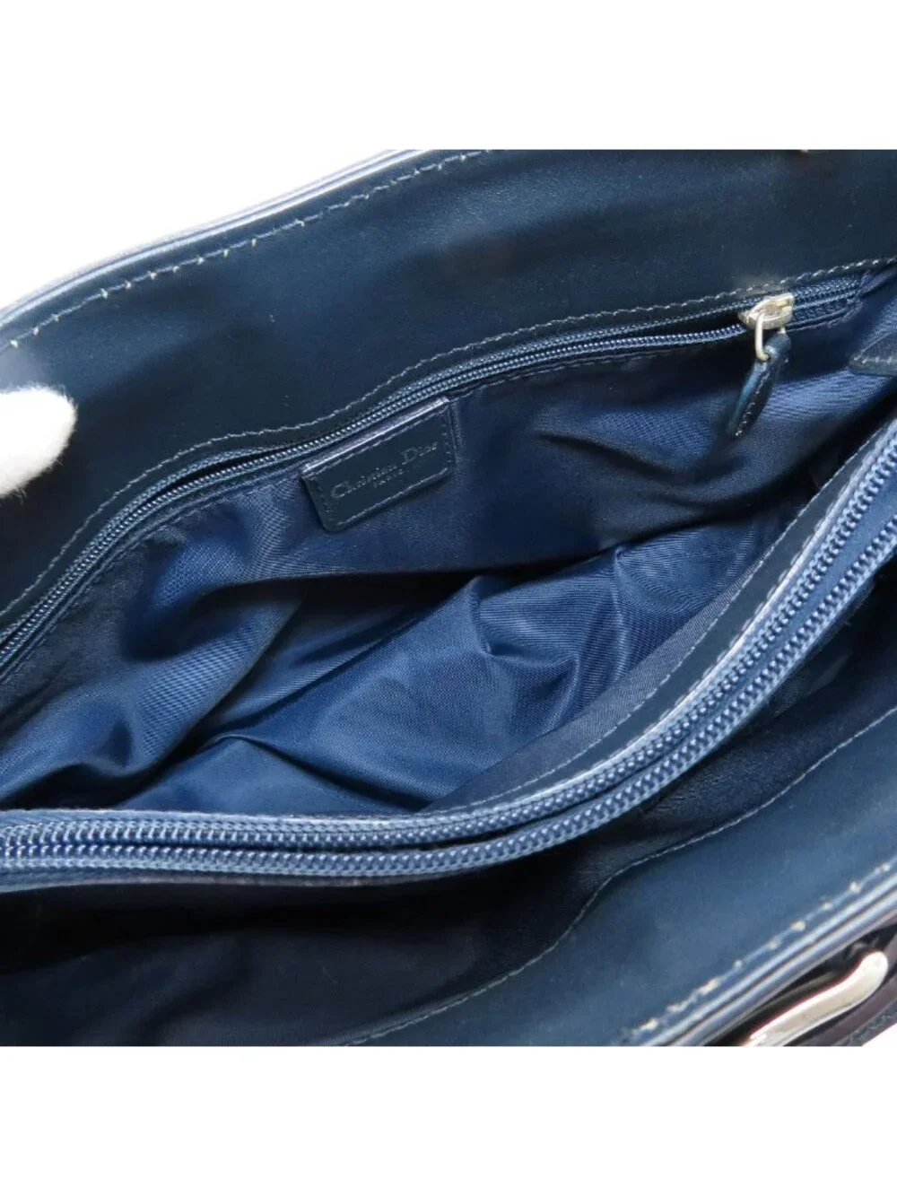 Dior Belt Tote Trotter Print Canvas Leather